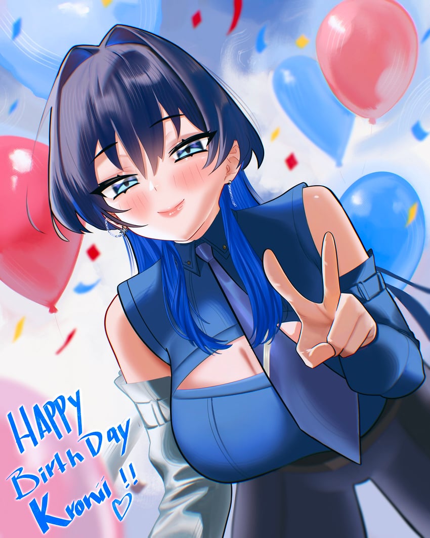 ouro kronii (hololive and 1 more) drawn by itszenvy