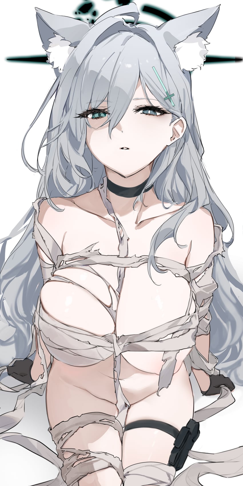 shiroko and shiroko terror (blue archive) drawn by urosu_(678_ner)
