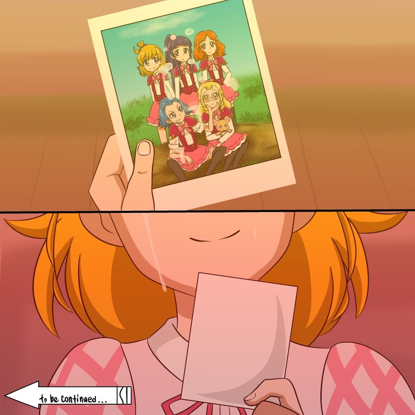 asahina mirai, izayoi liko, mofurun, kei, jun, and 1 more (precure and 3 more) drawn by nann_tou