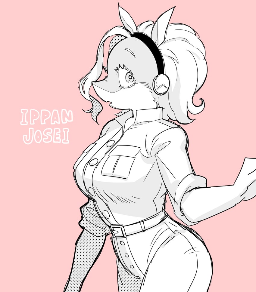 ippan josei (boku no hero academia) drawn by mommorua
