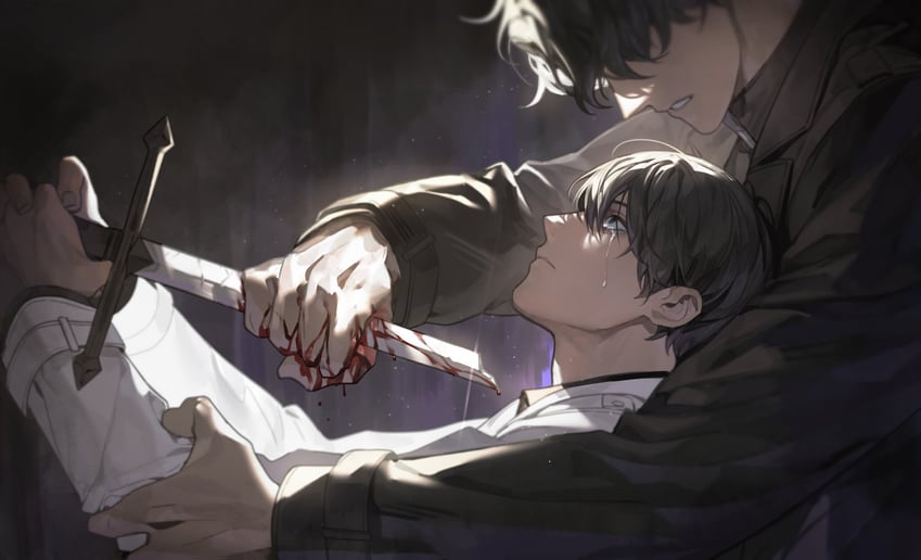 kim dokja and yoo joonghyuk (omniscient reader's viewpoint) drawn by bab_du_666