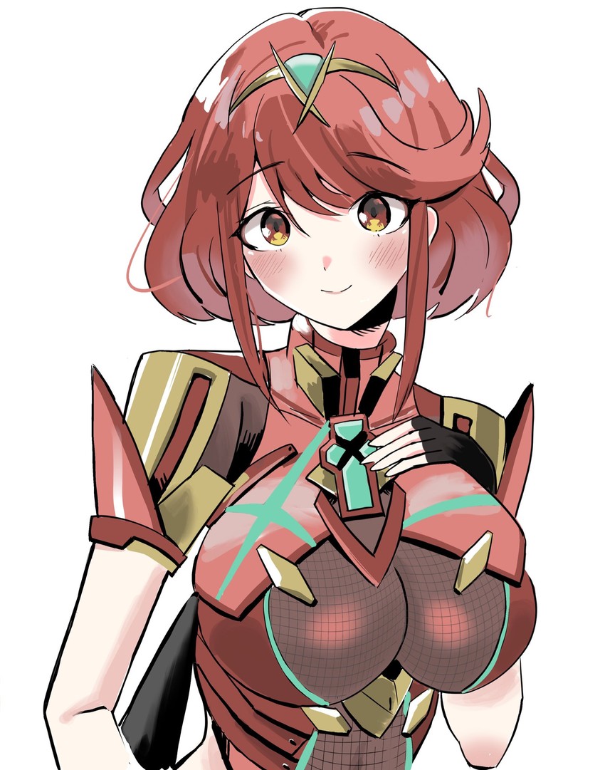 pyra (xenoblade chronicles and 1 more) drawn by iruka