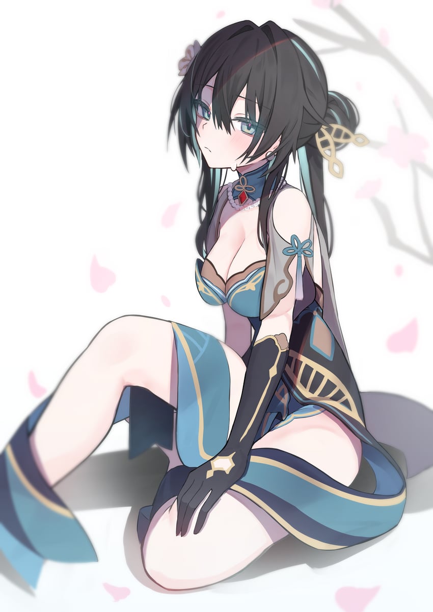 ruan mei (honkai and 1 more) drawn by sajin_(user_pvrm4582)