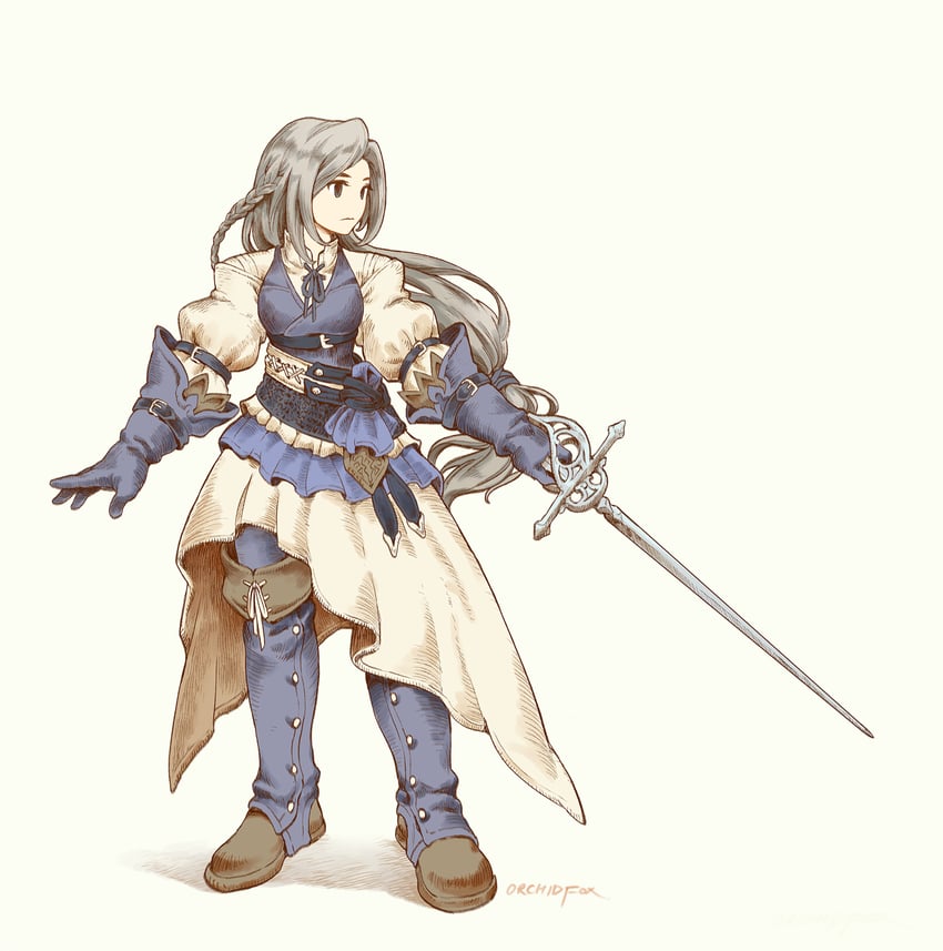 jill warrick (final fantasy and 1 more) drawn by foxmonaut77