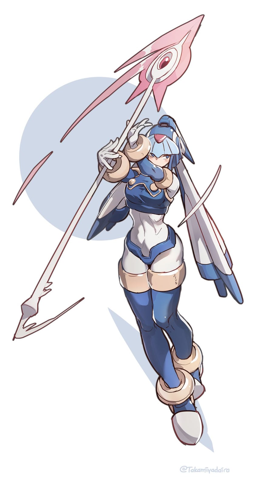 fairy leviathan (mega man and 1 more) drawn by huanxiang_huifeng