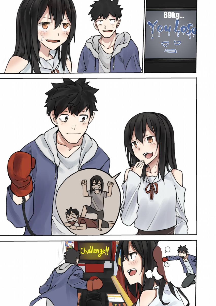 hino matsuri and fujimino daisuke (original and 1 more) drawn by araido_kagiri