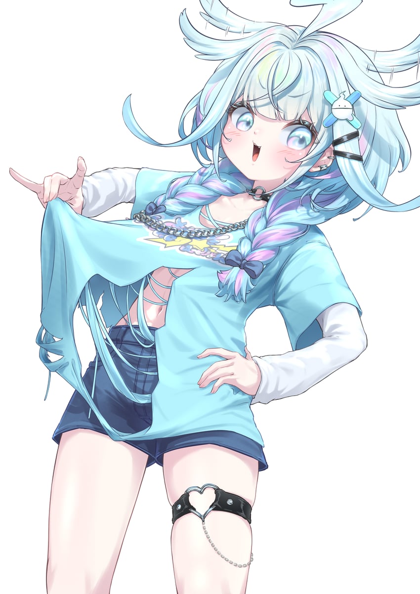 mizumiya su (hololive and 1 more) drawn by syam_illust