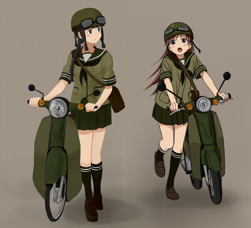 kitakami and ooi (kantai collection) drawn by fuyube_gin_(huyube) and kinosuke_(sositeimanoga)