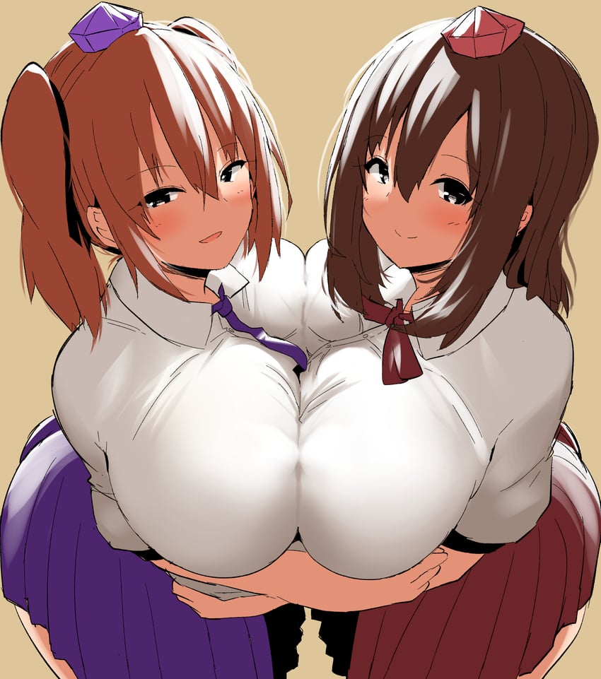 shameimaru aya and himekaidou hatate (touhou) drawn by akure_ekuto