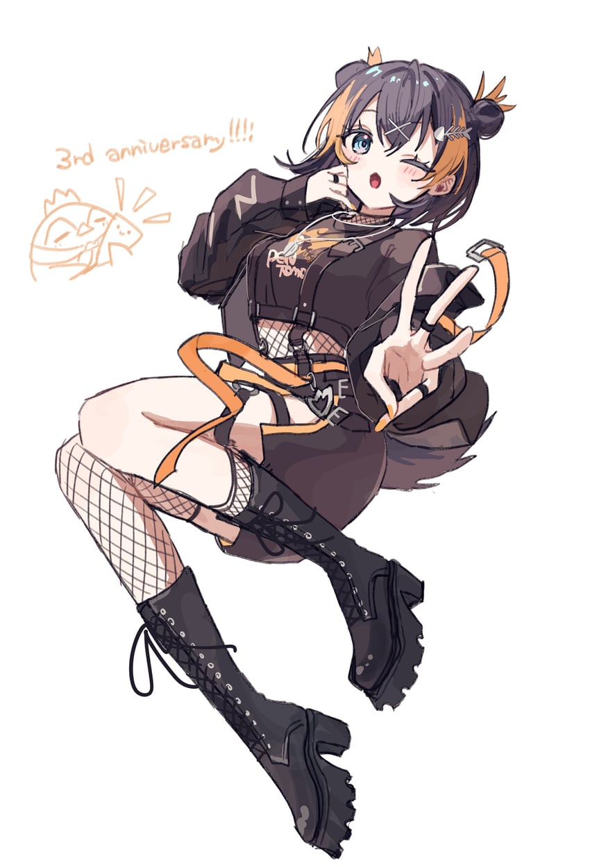 petra gurin and pentomo (nijisanji and 1 more) drawn by miritenoru