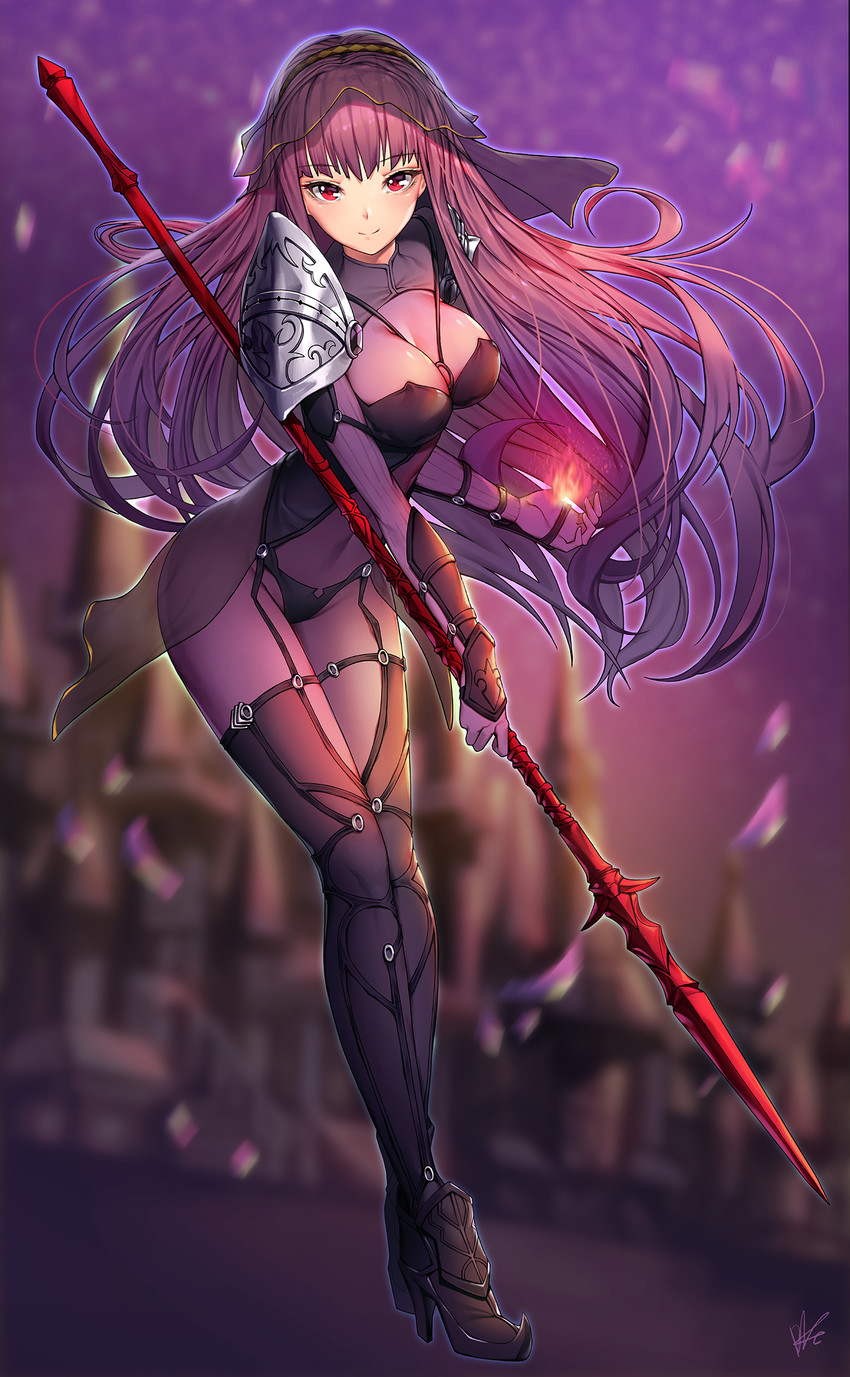 scathach (fate and 1 more) drawn by dduck_kong