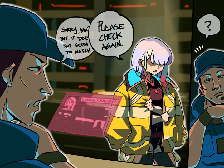 lucy (cyberpunk and 1 more) drawn by tina_fate