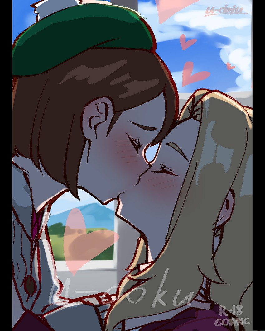 gloria and lass (pokemon and 1 more) drawn by u-doku