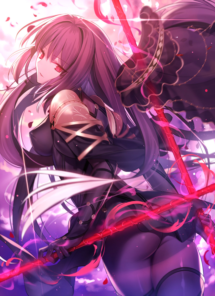 scathach (fate and 1 more) drawn by mashima_saki_(mashimasa)