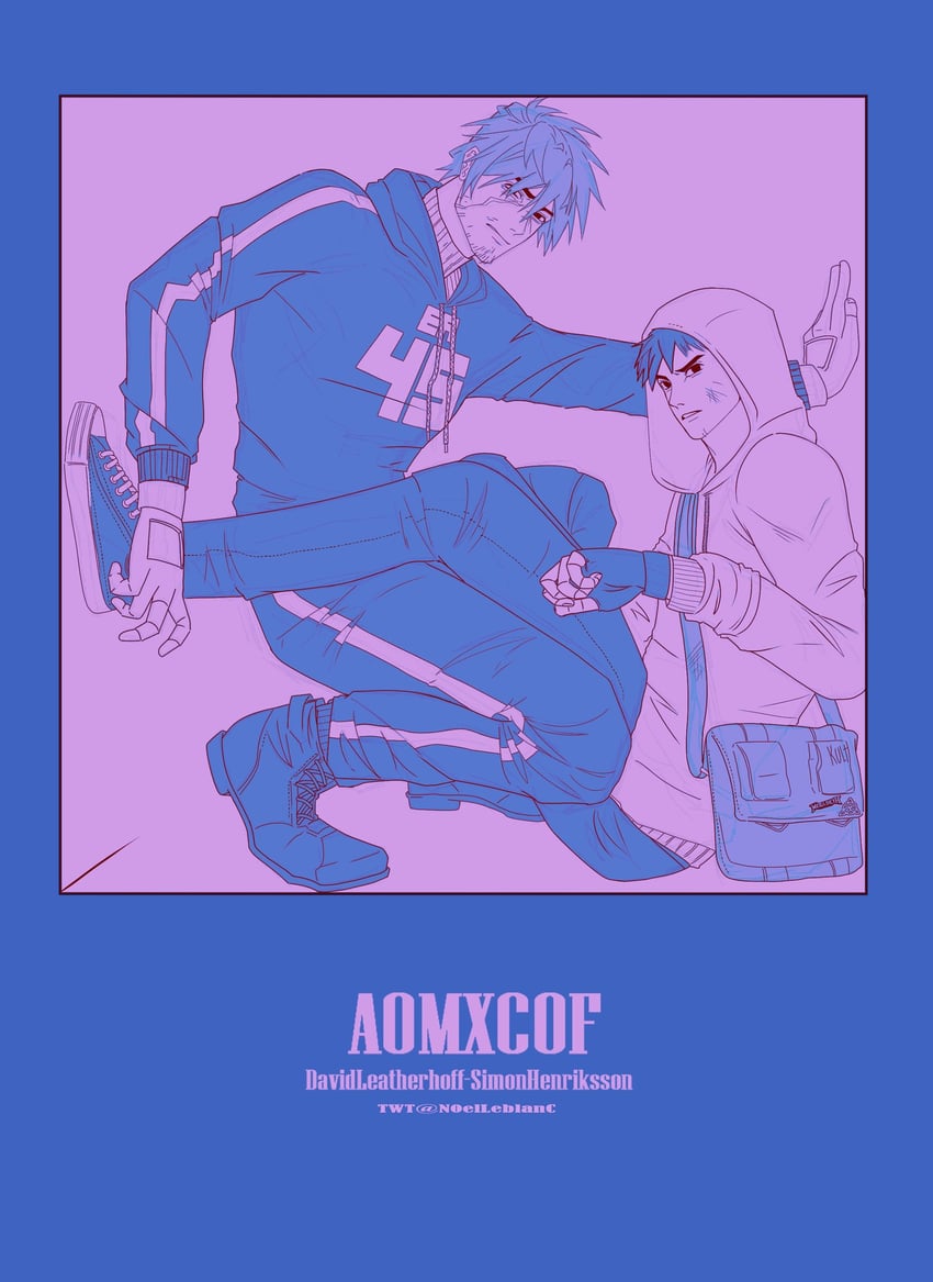 simon henriksson and david leatherhoff (cry of fear and 1 more) drawn by n0elleblanc