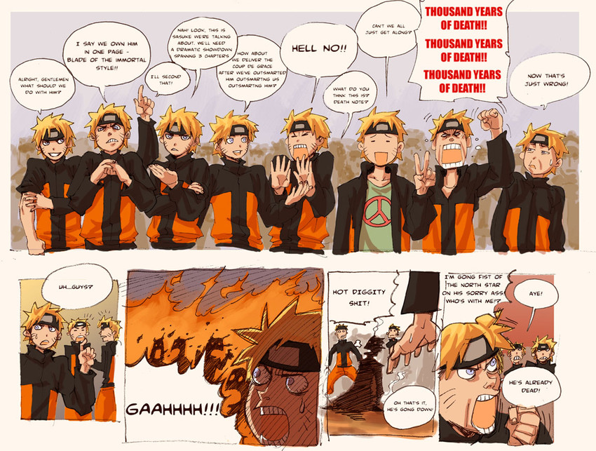 uzumaki naruto (naruto and 4 more) drawn by archvermin