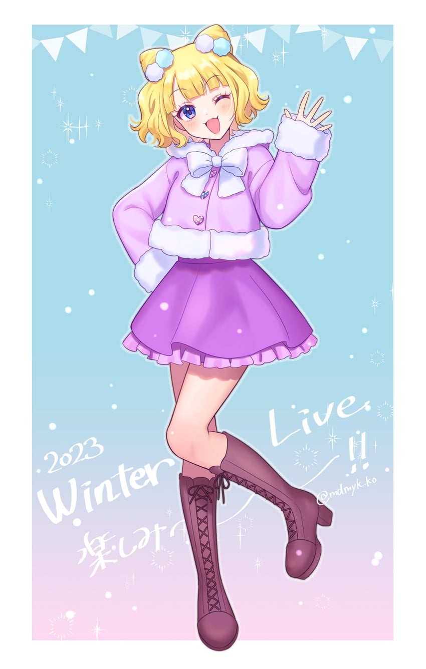 minami mirei (pretty series and 1 more) drawn by mendamen