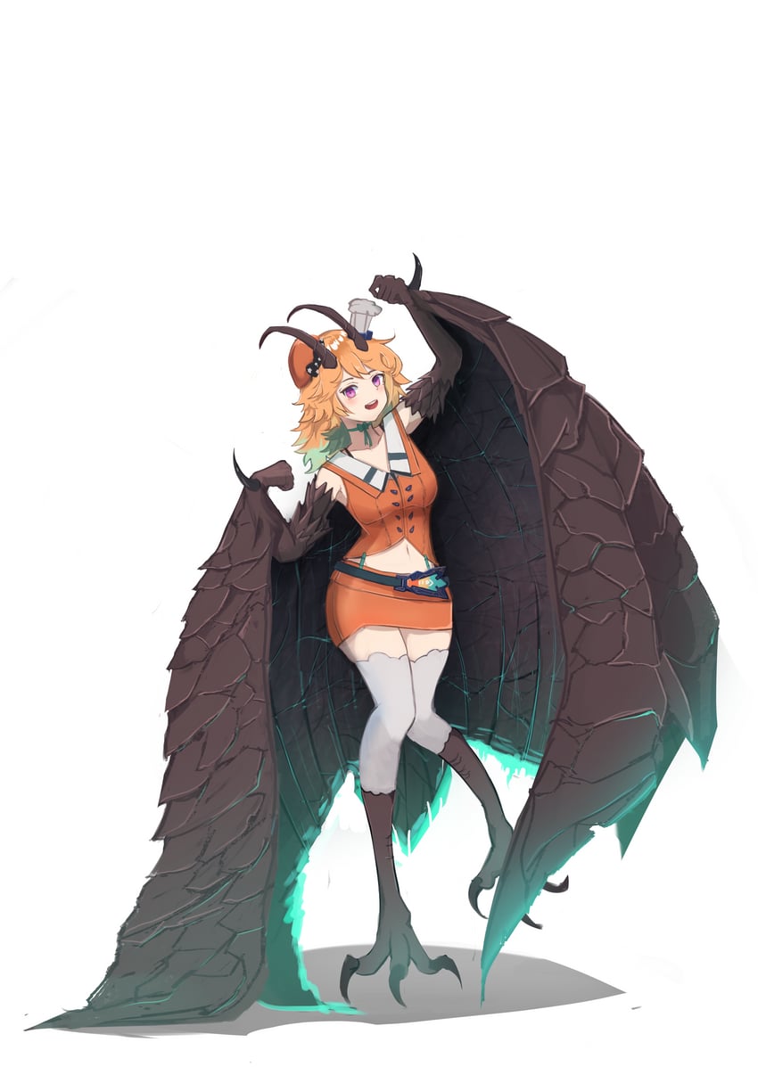 takanashi kiara and rodan (hololive and 4 more) drawn by baozha_agong