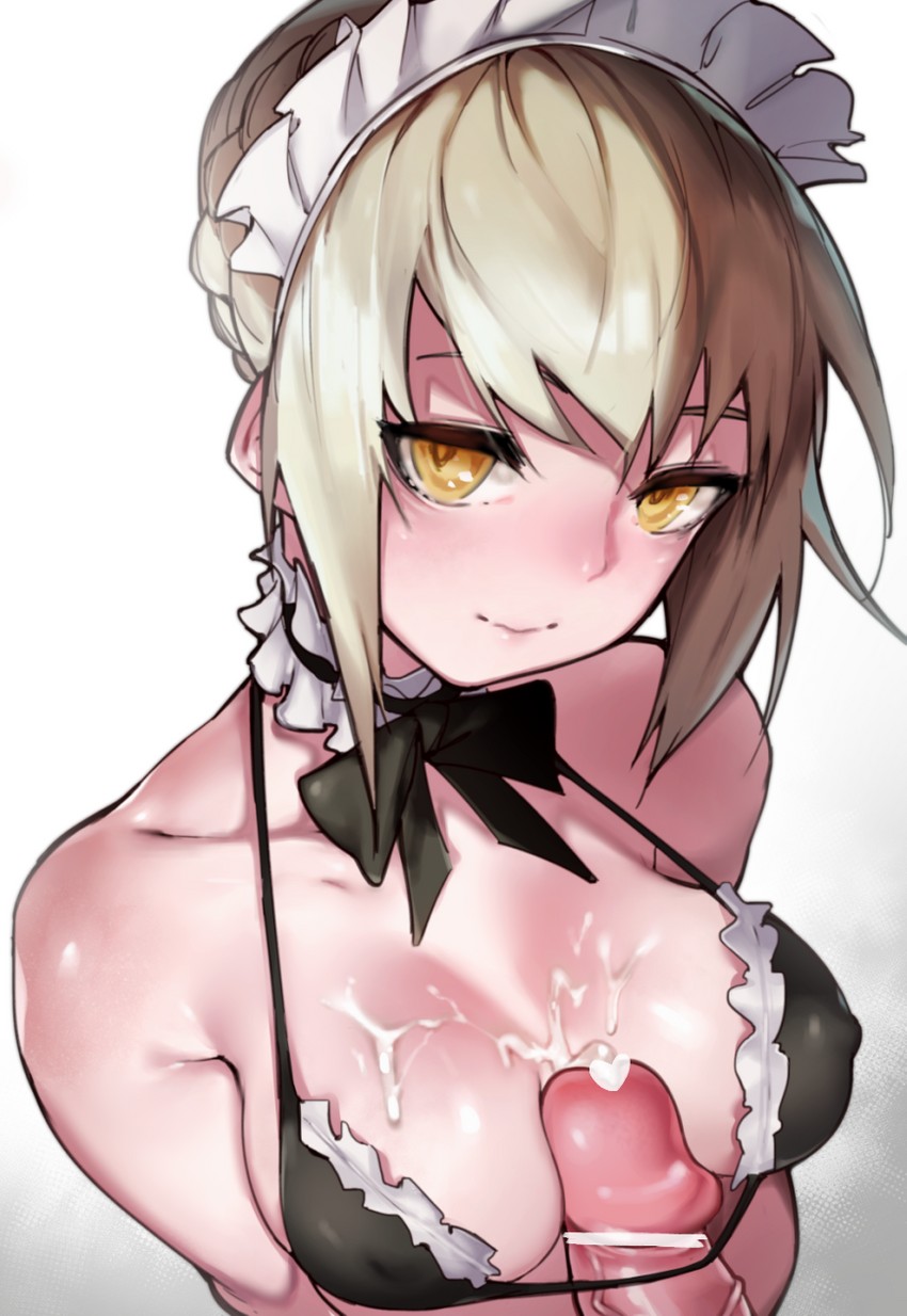 artoria pendragon and saber alter (fate and 1 more) drawn by roropull