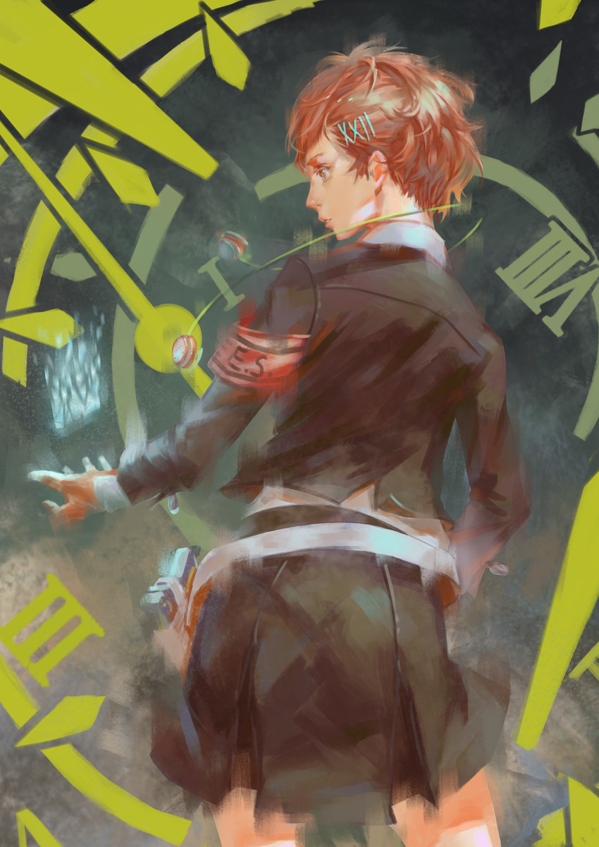 shiomi kotone (persona and 2 more) drawn by greyyue