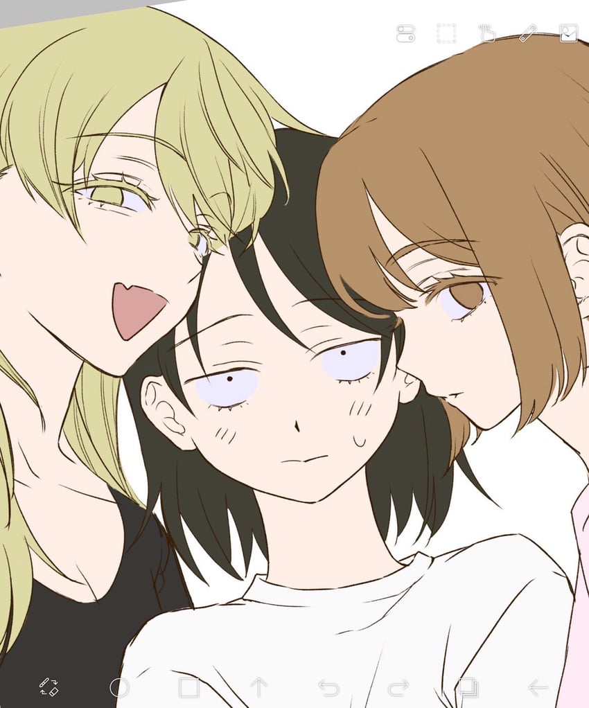 hatono chihiro, nitta tamaki, and tatsumi reiha (futsuu no keion-bu) drawn by sinyojurn