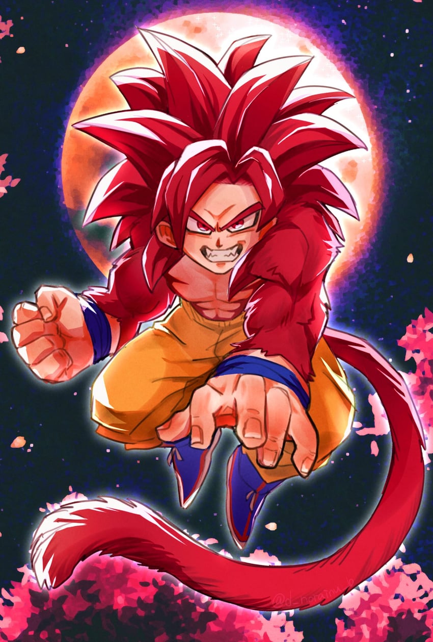 son goku (dragon ball and 1 more) drawn by d_norainu_b