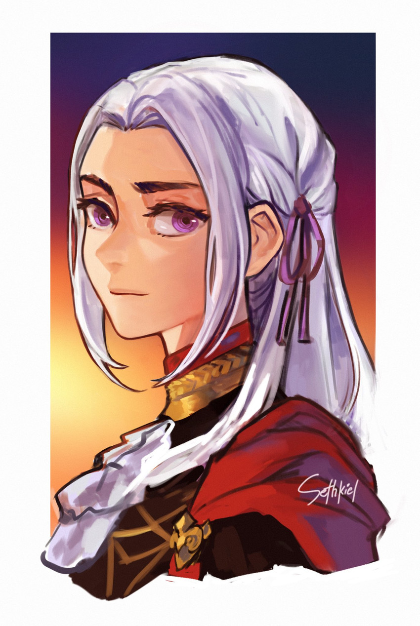 edelgard von hresvelg (fire emblem and 1 more) drawn by sethkiel
