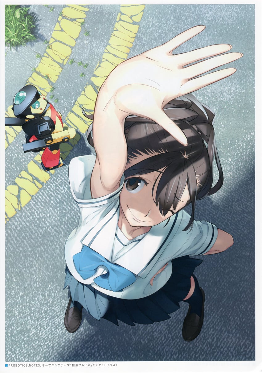 senomiya akiho and tanegashimachine-3 (nitroplus and 1 more) drawn by fukuda_tomonori