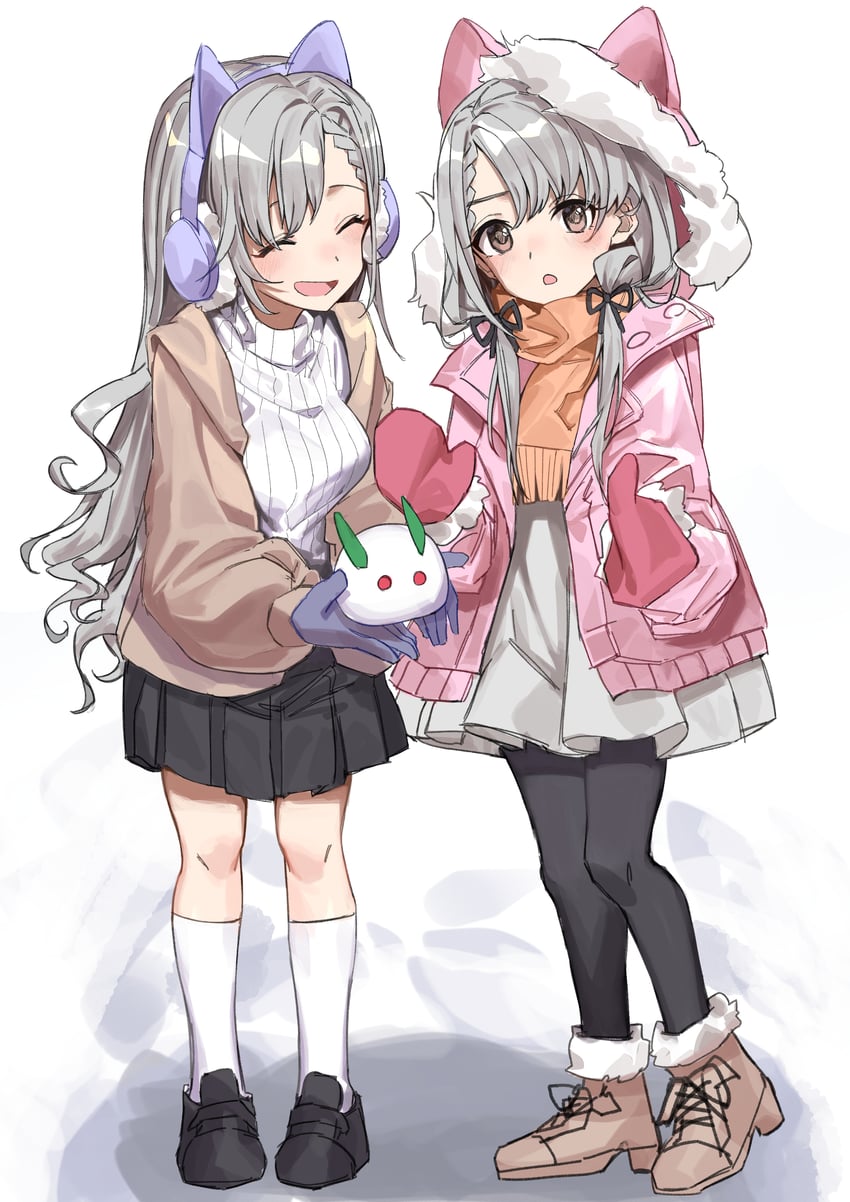 hisakawa hayate and hisakawa nagi (idolmaster and 2 more) drawn by haruyuki_(gffewuoutgblubh)