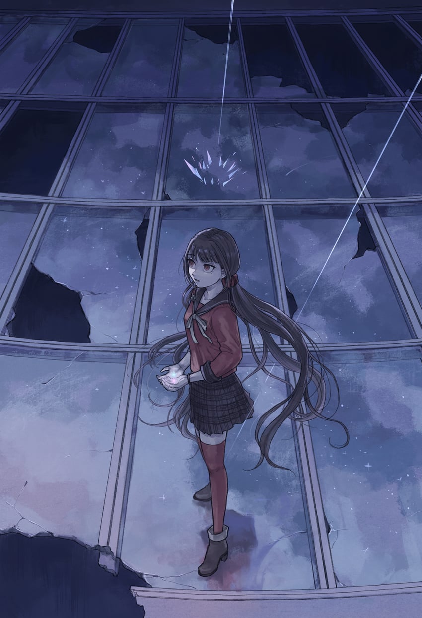 harukawa maki (danganronpa and 1 more) drawn by kudo_(kddrv3)