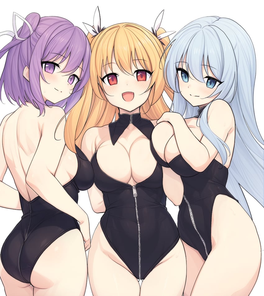 alisa reinford, shizuna rem misurugi, and rixia mao (eiyuu densetsu and 5 more) drawn by ghost_villager
