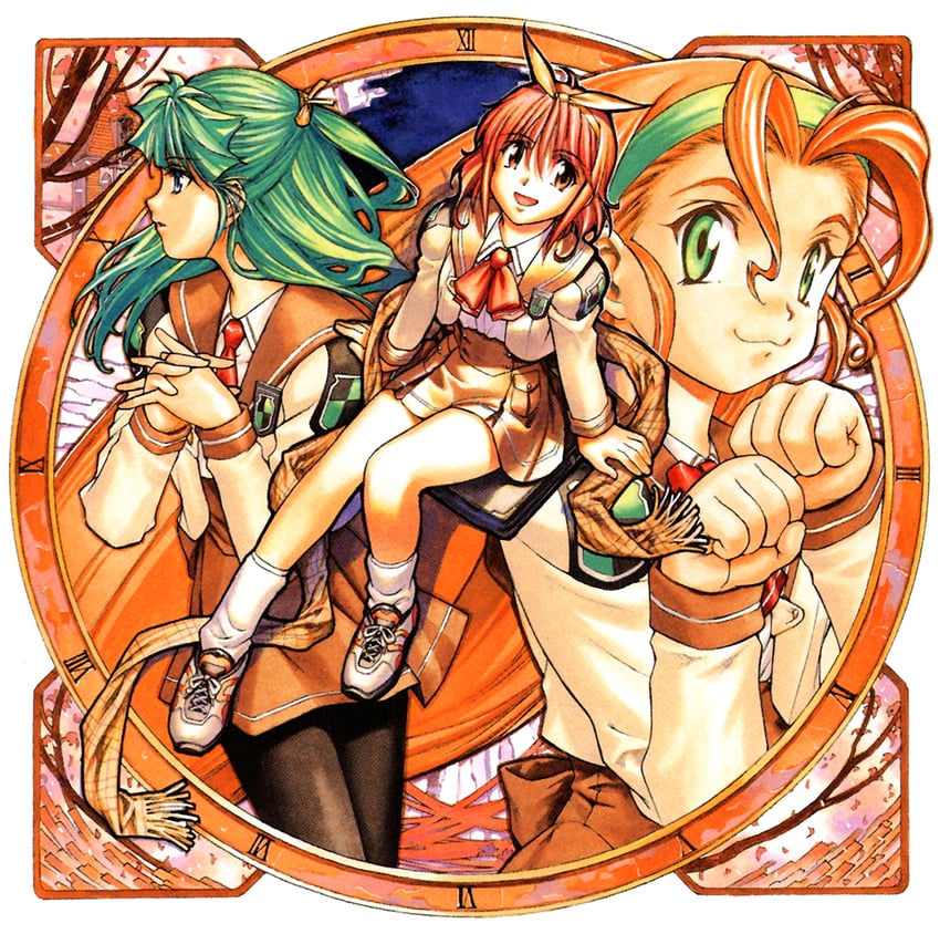 minazuki alice, yagami juri, and ootori rena (alice in cyberland)