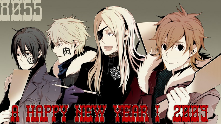sakiyama youji, shironuma tetsuo, mita makoto, and okinaga zenya (sweet pool) drawn by 8055