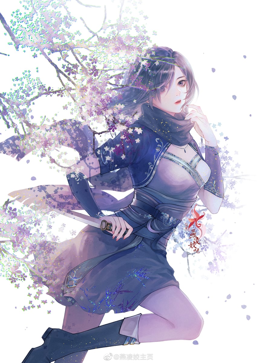 yan liaojiao (hua jianghu zhi bei mo ting) drawn by yan_lingjiao_zhuye