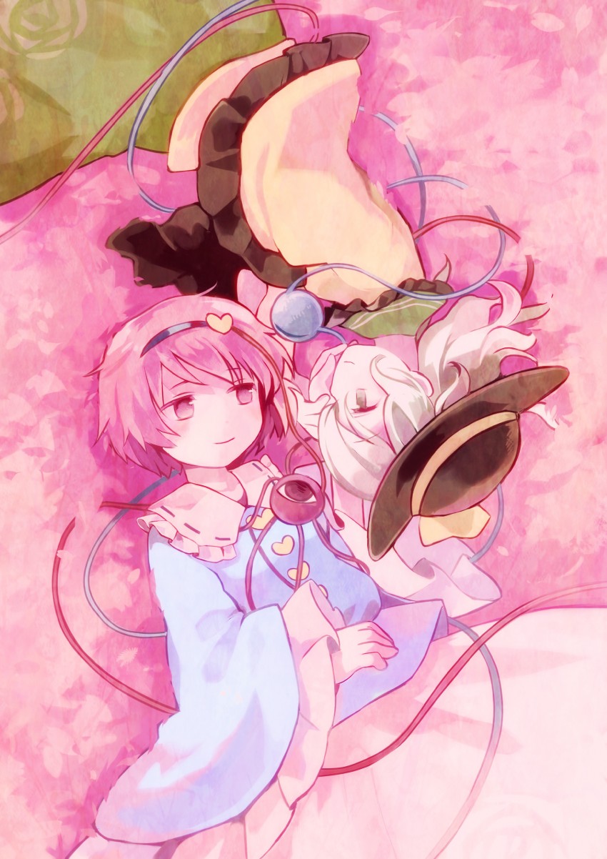 komeiji koishi and komeiji satori (touhou) drawn by chaba_(hortensia)