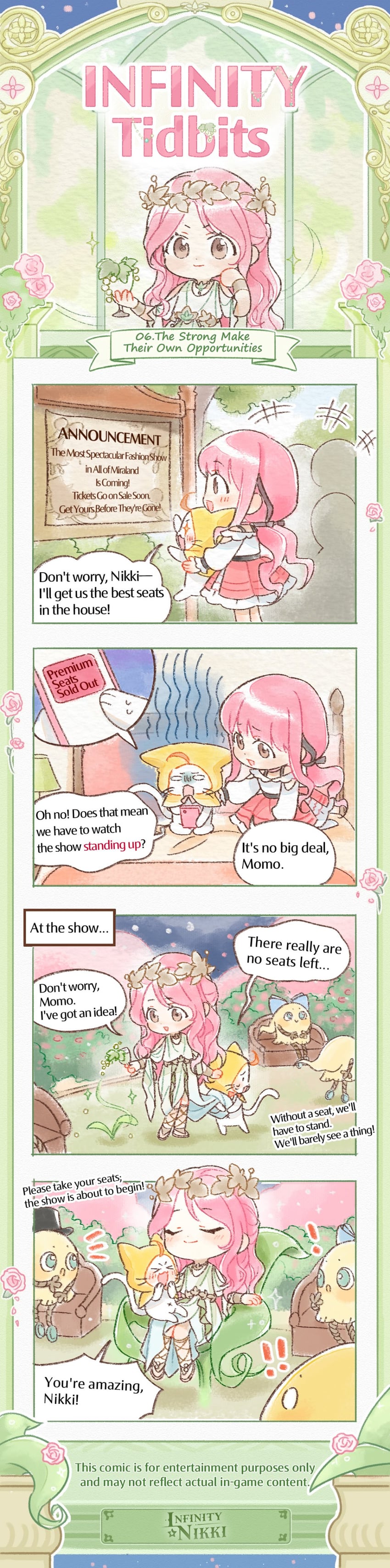 nikki, momo, perfect start, and water's echo (nikki and 1 more)
