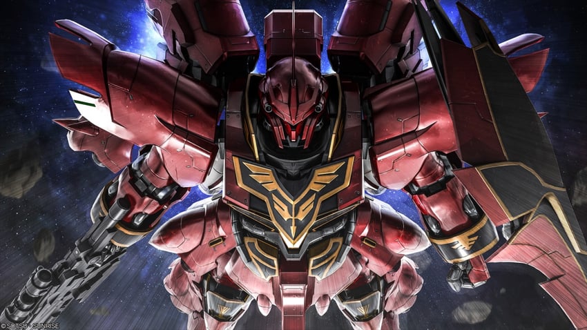 sinanju (gundam and 3 more) drawn by tenjin_hidetaka