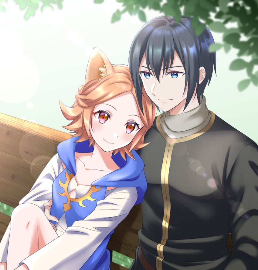 amaki ren and wyndia (tate no yuusha no nariagari) drawn by kakiko210