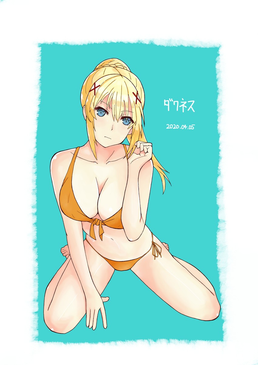 darkness (kono subarashii sekai ni shukufuku wo!) drawn by axgz4887