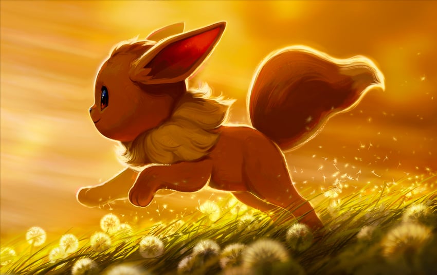 eevee (pokemon and 1 more) drawn by devin_elle_kurtz