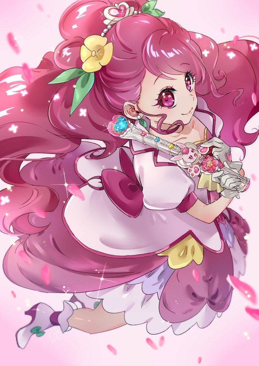 hanadera nodoka and cure grace (precure and 1 more) drawn by shipu_(gassyumaron)