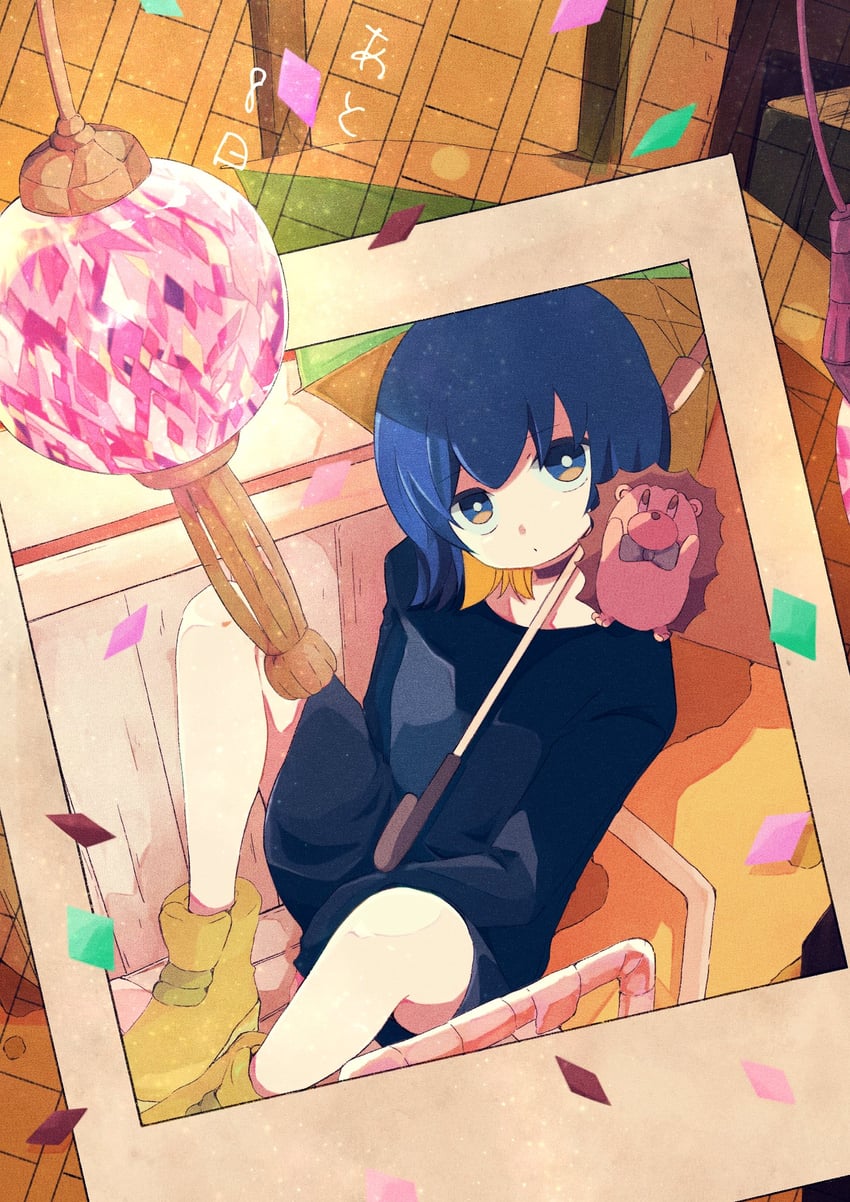 nira-chan and uniguri (zutto mayonaka de ii no ni and 1 more) drawn by gacha0101aoba