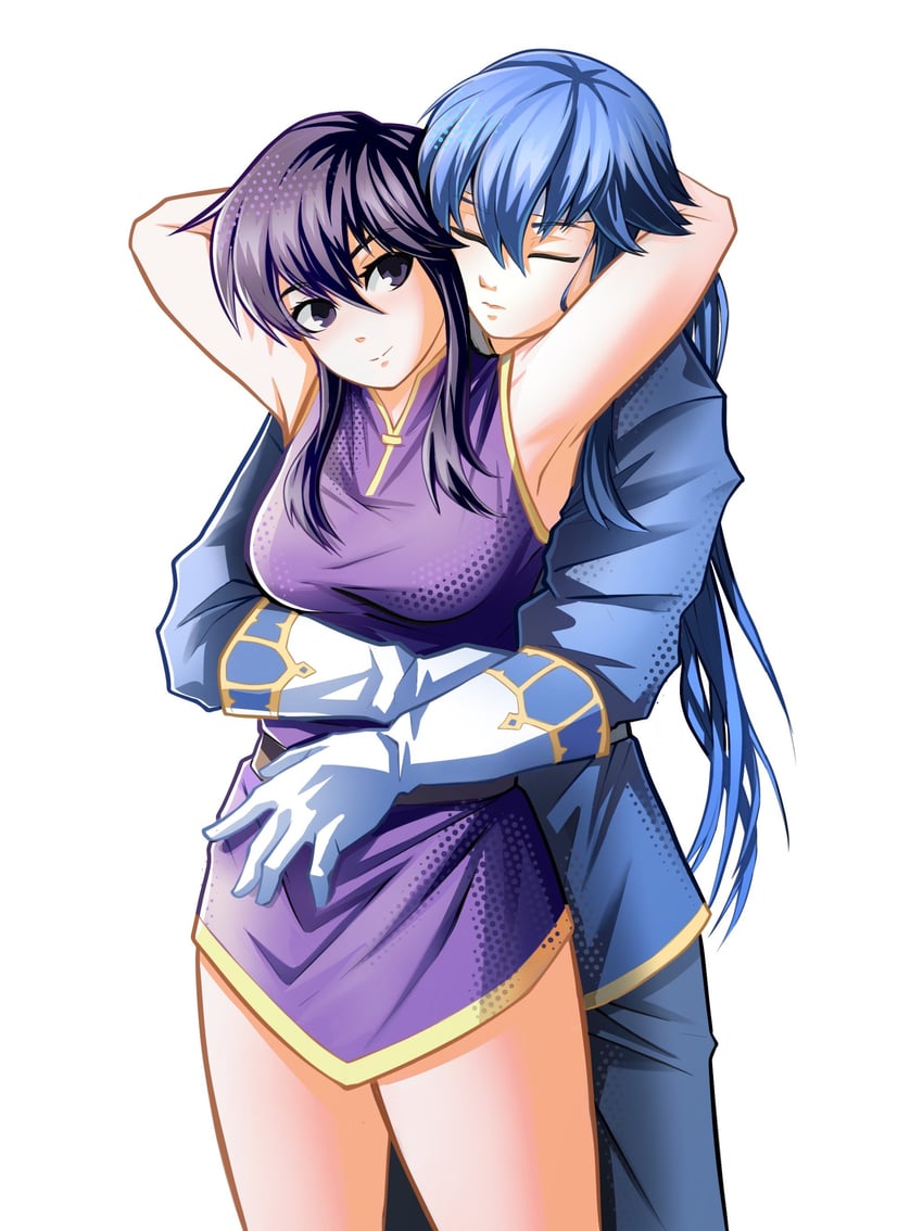 seliph and larcei (fire emblem and 1 more) drawn by infinit_art