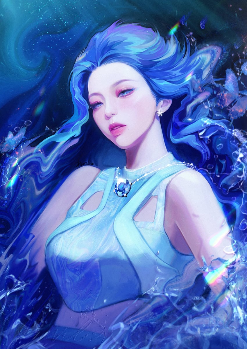 karina (real life and 1 more) drawn by devilzong