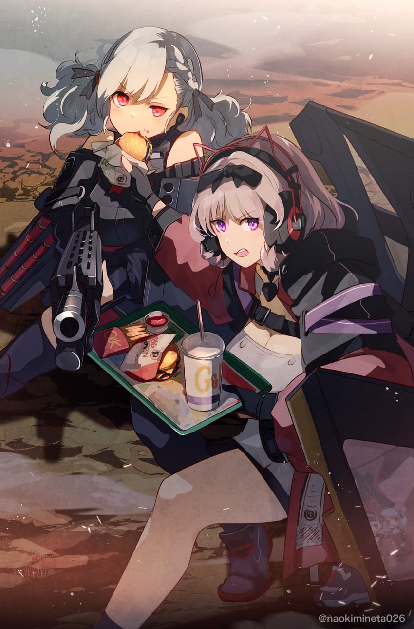 spas-12 and spas-15 (girls' frontline) drawn by mineta_naoki