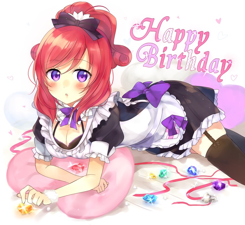nishikino maki (love live! and 1 more) drawn by kakizato