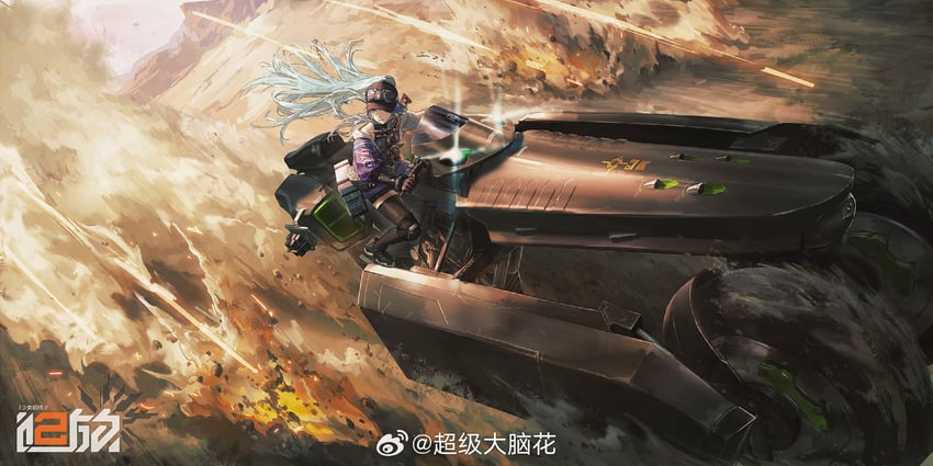 hk416 and klukai (girls' frontline and 1 more) drawn by cavehuuu
