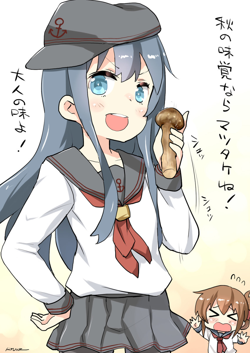inazuma, akatsuki, and akatsuki kai ni (kantai collection) drawn by ryuki_(ryukisukune)