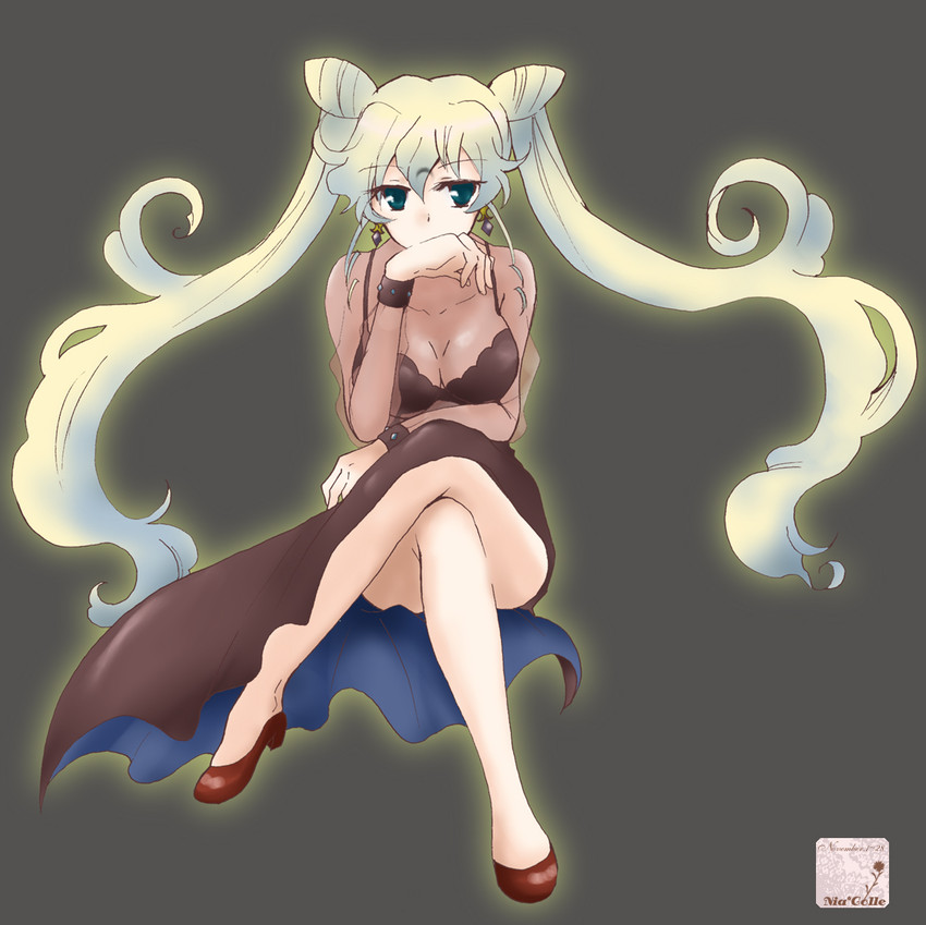 nia teppelin, black lady, and antispiral nia (bishoujo senshi sailor moon and 2 more) drawn by hazuki_(pacco)