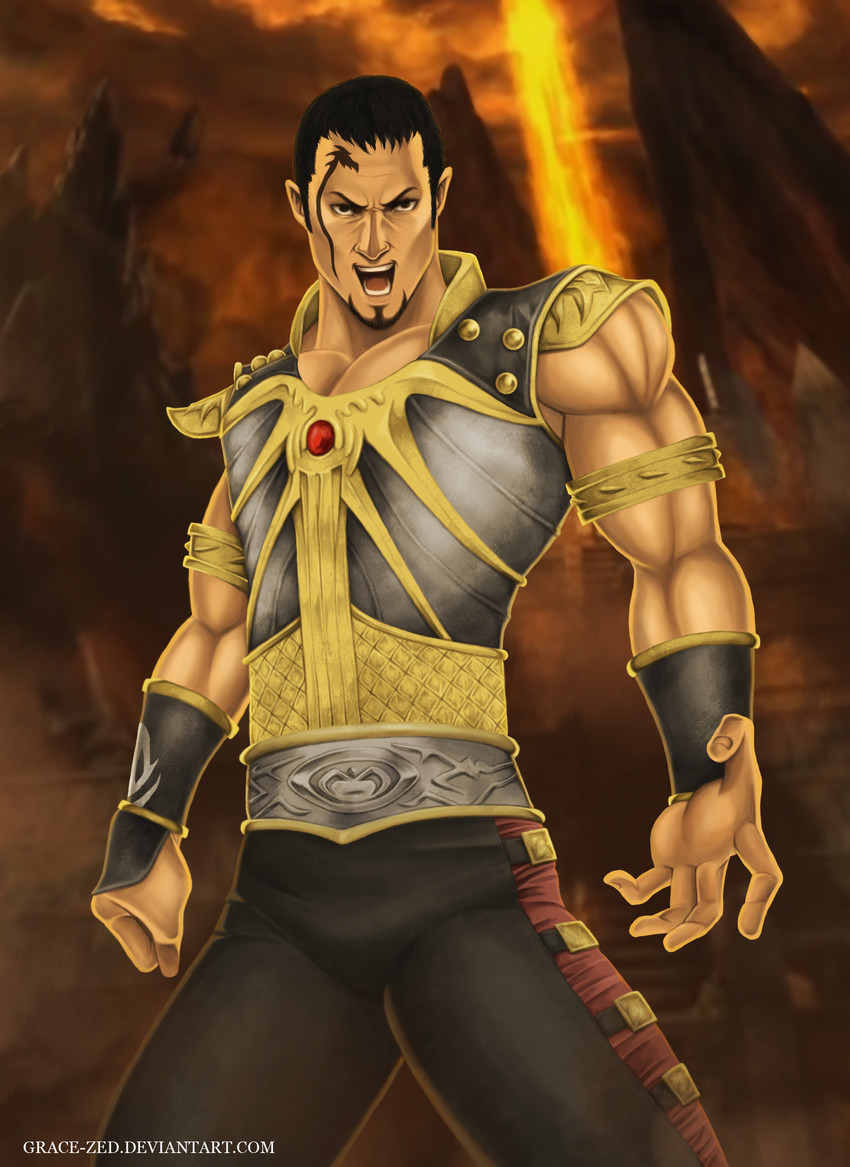 taven (mortal kombat) drawn by grace_zed